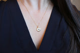Leo, Leo Necklace, Gold Leo Jewelry, Leo Coin Necklace, Leo Zodiac Necklace, Leo Celestial Jewelry, Leo Astrology Gift, August Birthday Gift