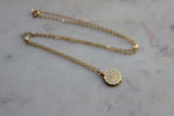 Scorpio, Scorpio Necklace, Gold Scorpio Jewelry, Scorpio Coin Necklace, Scorpio Zodiac Necklace, Scorpio Celestial Jewelry, Scorpio Gift