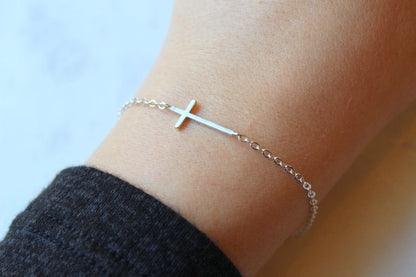 Social Distancing Gift, Quarantine Gift 2020, Quarantine Birthday Gift, Religious Gift, Religious Jewelry, Cross Bracelet, Cross Jewelry
