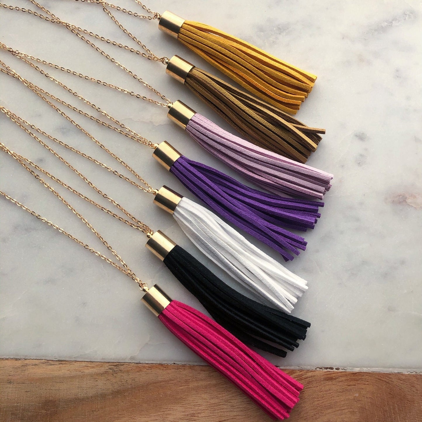 Colorful Tassel Necklace, Colorful Jewelry, Statement Necklace, Tassel Jewelry, Fringe Necklace, Jewelry Gift for Her, Summer Jewelry
