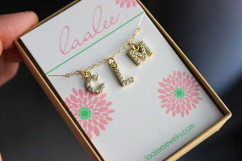 Personalized Letter Bracelet, Crystal Letter Bracelet, Personalized Jewelry, Custom Name Bracelet, Crystal Initial Bracelet, Christmas Gift