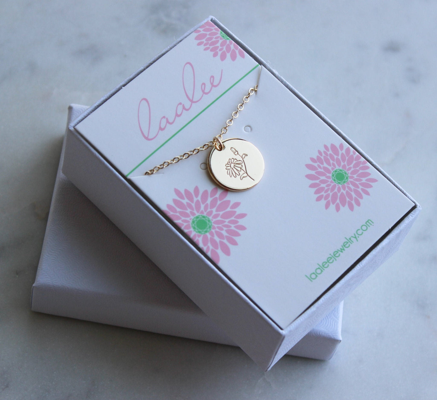 April Birthday Gift, Daisy Necklace, Daisy Jewelry, April Birth Flower Necklace, Birth Month Flower, Daisy Flower, Birth Flower Jewelry