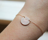 Mothers Day Gift, Birth Flower Bracelet, Mothers Day Jewelry, Birth Flower Jewelry, Personalized Gift for Her, Dainty Bracelet, Layering