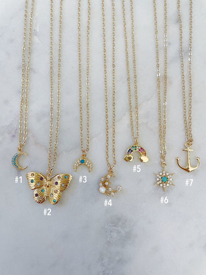 Gold Layering Necklace - Choose Your Pick