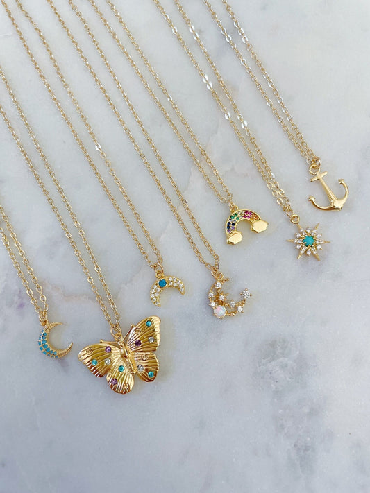 Gold Layering Necklace - Choose Your Pick
