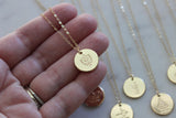 Personalized Gold Zodiac Necklace, Zodiac Coin Necklace, Celestial Jewelry, Unique Zodiac Gift, Zodiac Jewelry, Astrology, Christmas Gift