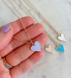 Heart Necklace, Heart Jewelry, Dainty Necklace, Minimalist Necklace, Minimalist Jewelry, Layering Necklace, Gold Jewelry, Graduation Gift