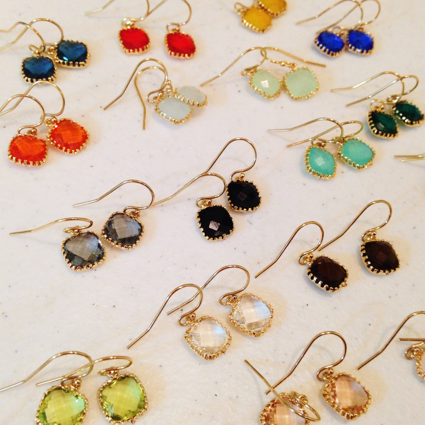 Small Gold Dainty Earrings  - As seen on Instagram - Bridesmaid Jewelry Earrings - Wedding Earrings Bridal - Christmas Gift
