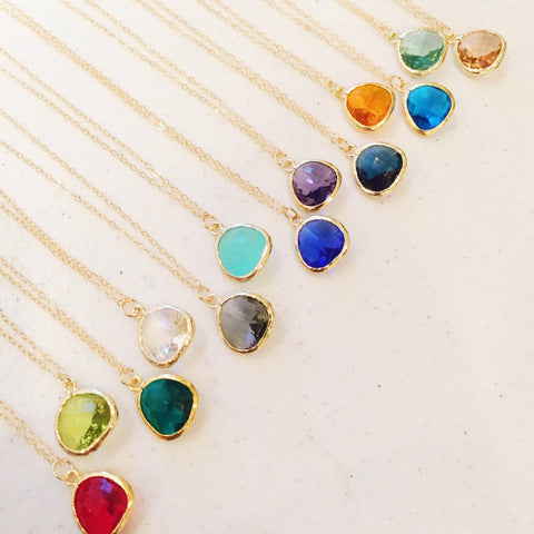 Teardrop Gold Necklaces - As seen on Instagram - Christmas Gift under 25 - Gift for her